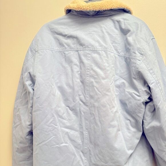 Weatherproof Vintage Men's Sherpa Lining Trucker Jacket - Moonlight L - Picture 10 of 10